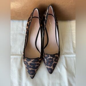Kurt Geiger London Peony Leopard Calf Hair  Pumps Size 40